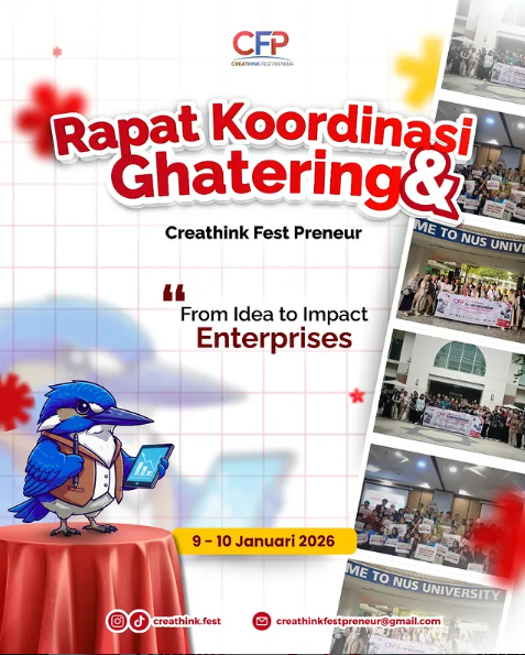 Upgrading dan rapat koordinasi nasional Creathink fest preneur